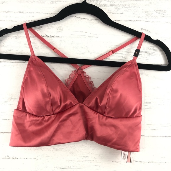 Victoria's Secret Other - Victoria's Secret Padded V Neck Bralette NWT Small